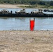 Crossing river with vehicles