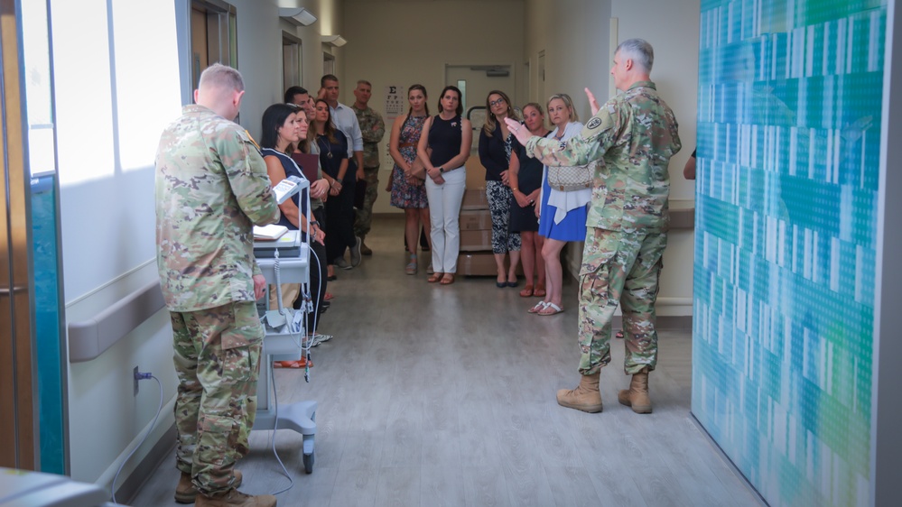 BACH Hosts Senior Spouses Tour