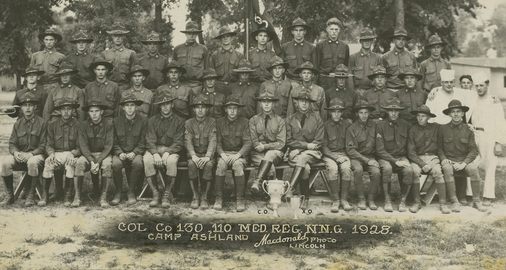 130th Collecting Company at Camp Ashland
