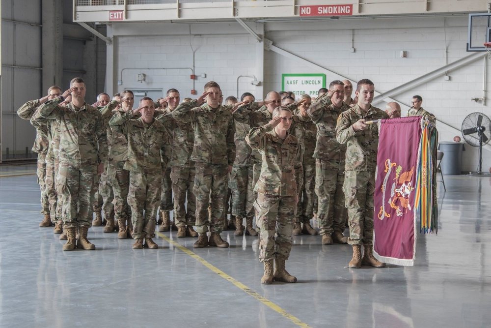 110th Multifunctional Medica Battalion cases colors, deactivates