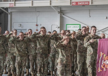110th Multifunctional Medica Battalion cases colors, deactivates
