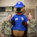 Cubbie Bear gives free tickets to Iowa Soldiers at Camp Dodge