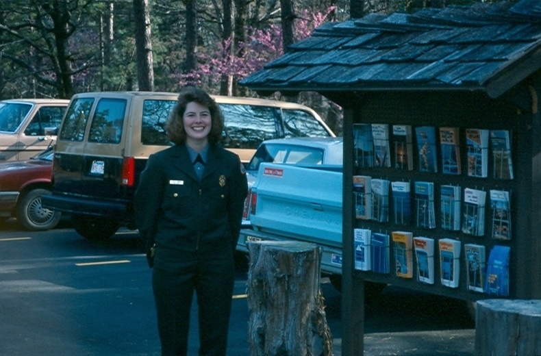 Ranger Lisa Owens at Nimrod Lake Project Office