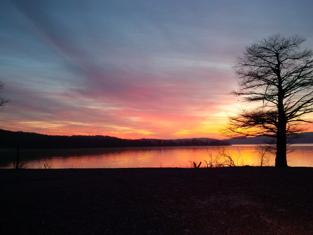 Scenic View of Nimrod Lake