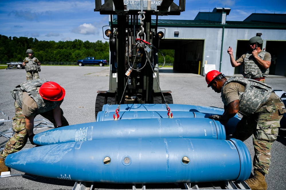 Moody AFB Munitions Airmen support Agile Combat Employment training at Air Dominance Center