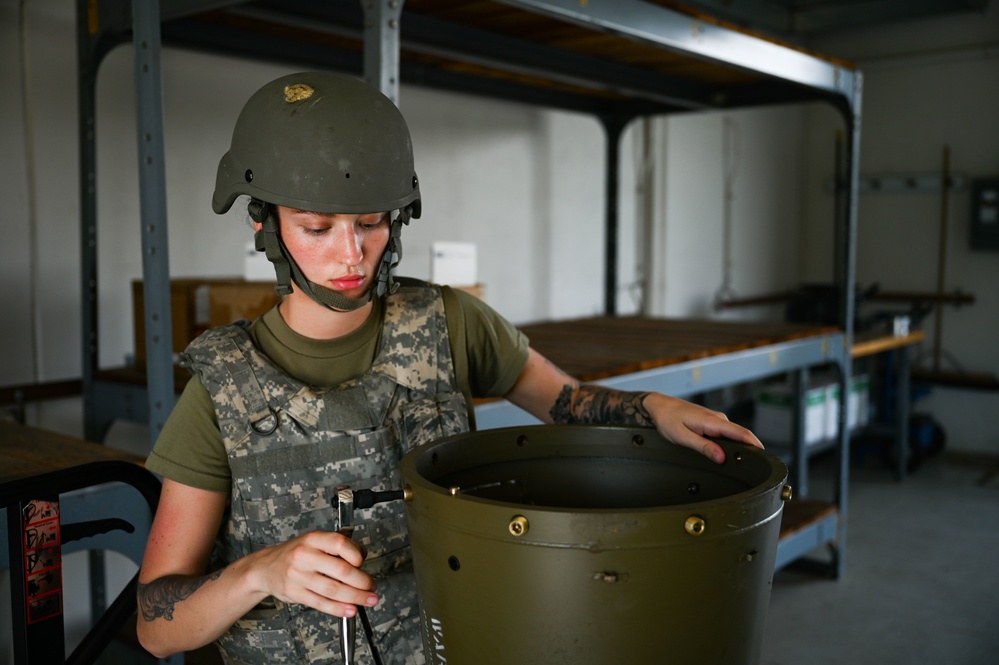 Moody AFB Munitions Airmen support Agile Combat Employment training at Air Dominance Center