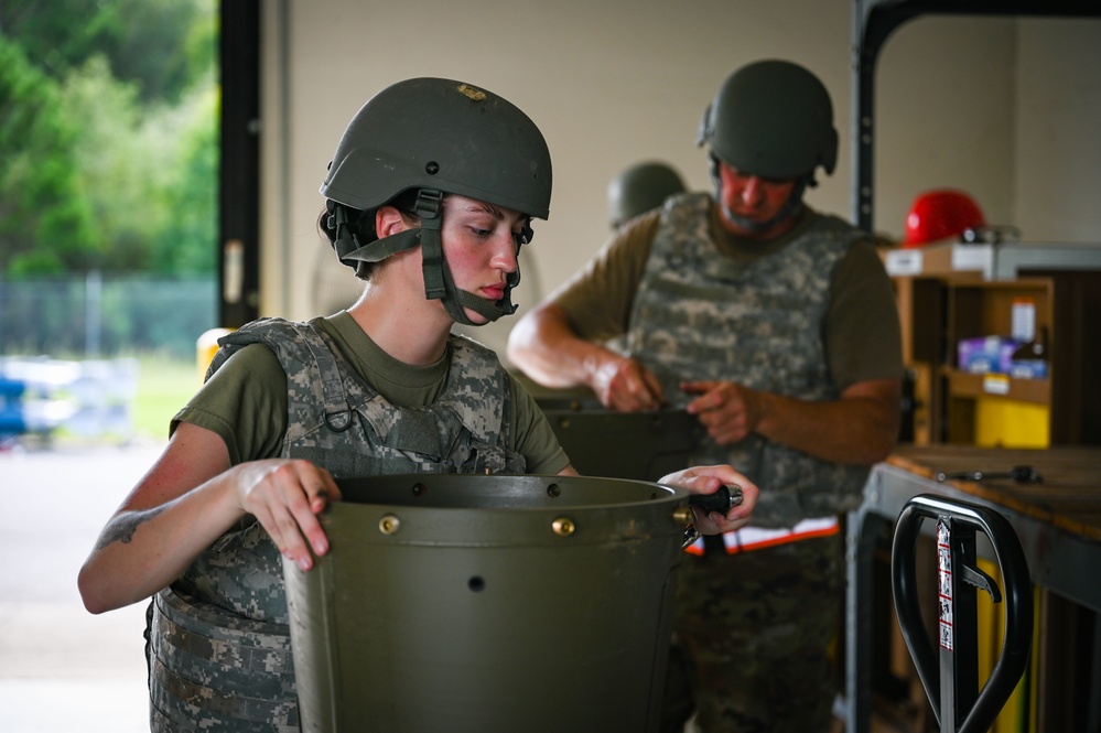 Moody AFB Munitions Airmen support Agile Combat Employment training at Air Dominance Center