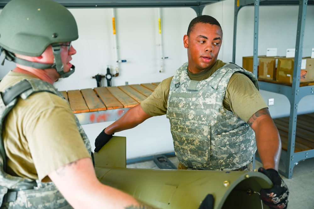 Moody AFB Munitions Airmen support Agile Combat Employment training at Air Dominance Center