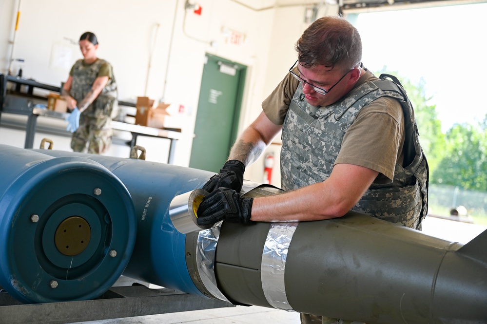 Moody AFB Munitions Airmen support Agile Combat Employment training at Air Dominance Center