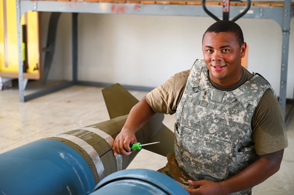 Moody AFB Munitions Airmen support Agile Combat Employment training at Air Dominance Center