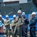 USS Carl Vinson (CVN 70) Holds All Hands Call