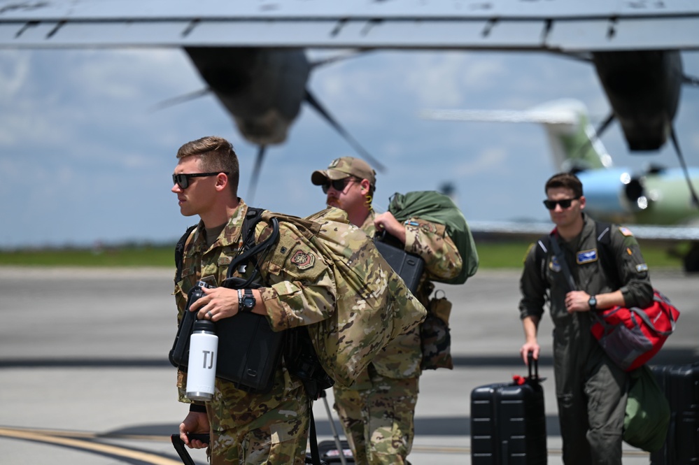 Dyess AFB C-130J supports Agile Flag 22-2 exercise at Air Dominance Center