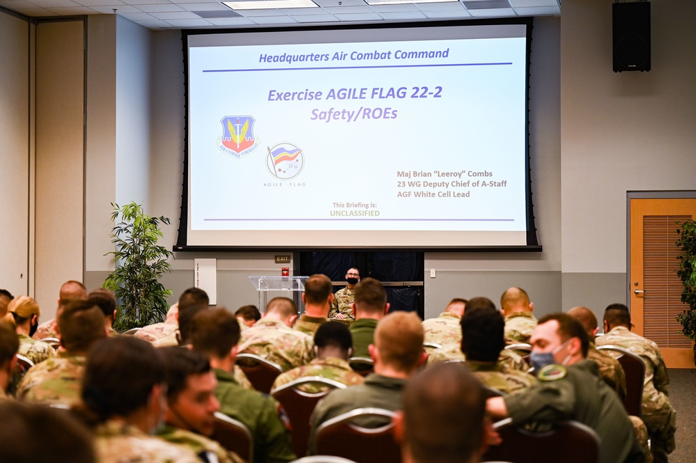 23rd Wing Airmen arrive at Air Dominance Center for AGILE FLAG 22-2