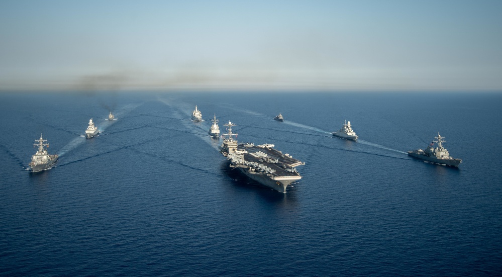 The Harry S. Truman Carrier Strike Group is on a scheduled deployment in the U.S. Naval Forces Europe area of operations, employed by U.S. Sixth Fleet to defend U.S., Allied and Partner interests.