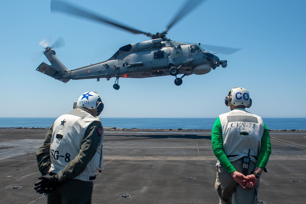 The Harry S. Truman Carrier Strike Group is on a scheduled deployment in the U.S. Naval Forces Europe area of operations, employed by U.S. Sixth Fleet to defend U.S., allied and partner interests.