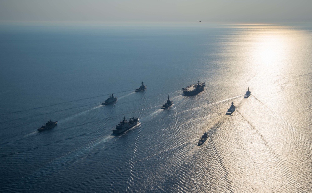 The Harry S. Truman Carrier Strike Group is on a scheduled deployment in the U.S. Naval Forces Europe area of operations, employed by U.S. Sixth Fleet to defend U.S., Allied and Partner interests.