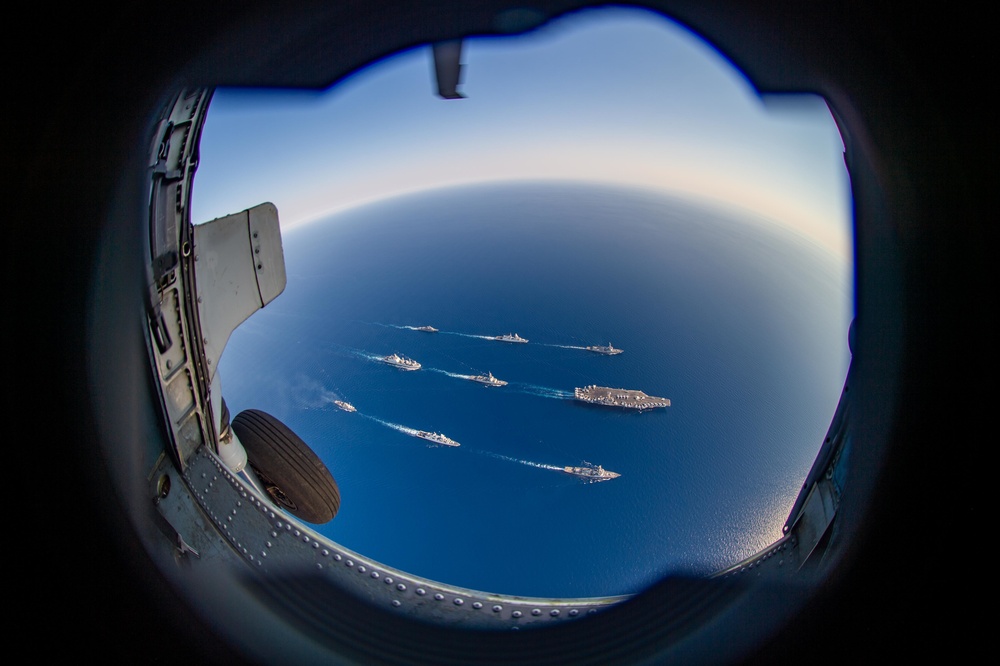 The Harry S. Truman Carrier Strike Group is on a scheduled deployment in the U.S. Naval Forces Europe area of operations, employed by U.S. Sixth Fleet to defend U.S., Allied and Partner interests.