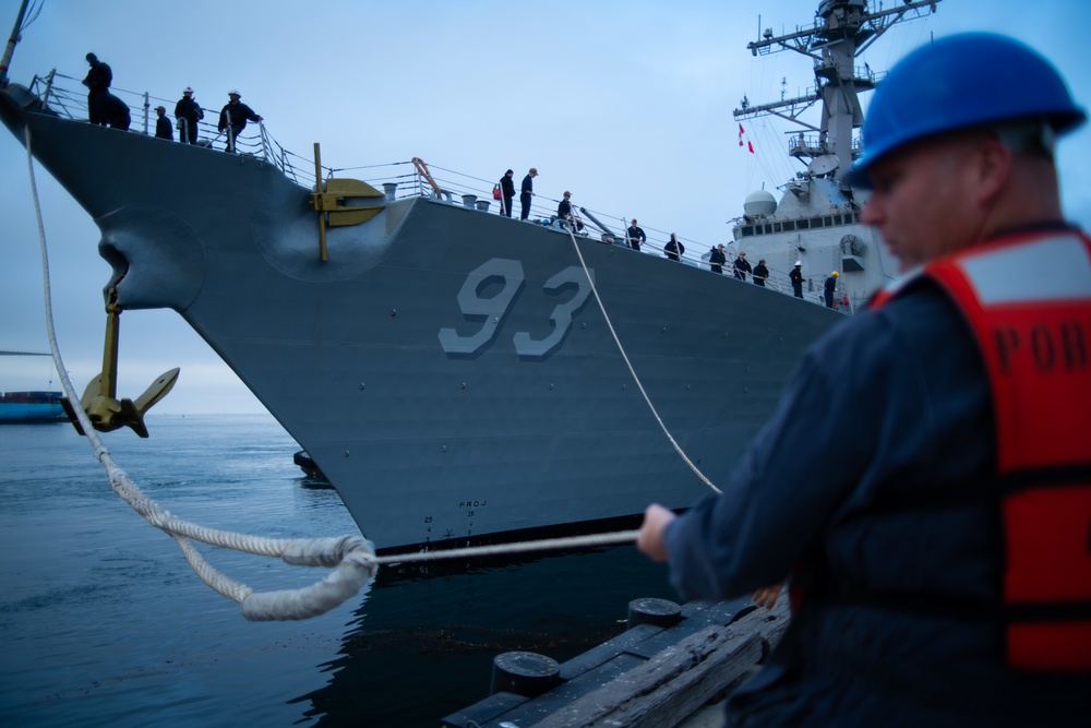 USS Chung-Hoon (DDG 93) Readies for Deployment, Hosts Workforce Tours at Naval Surface Warfare Center, Port Hueneme Division