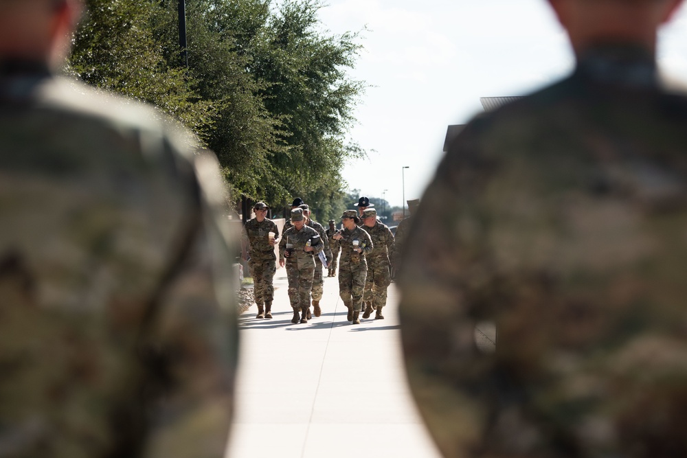 2 AF Vice Commander and Command Chief Visit 37 Training Wing