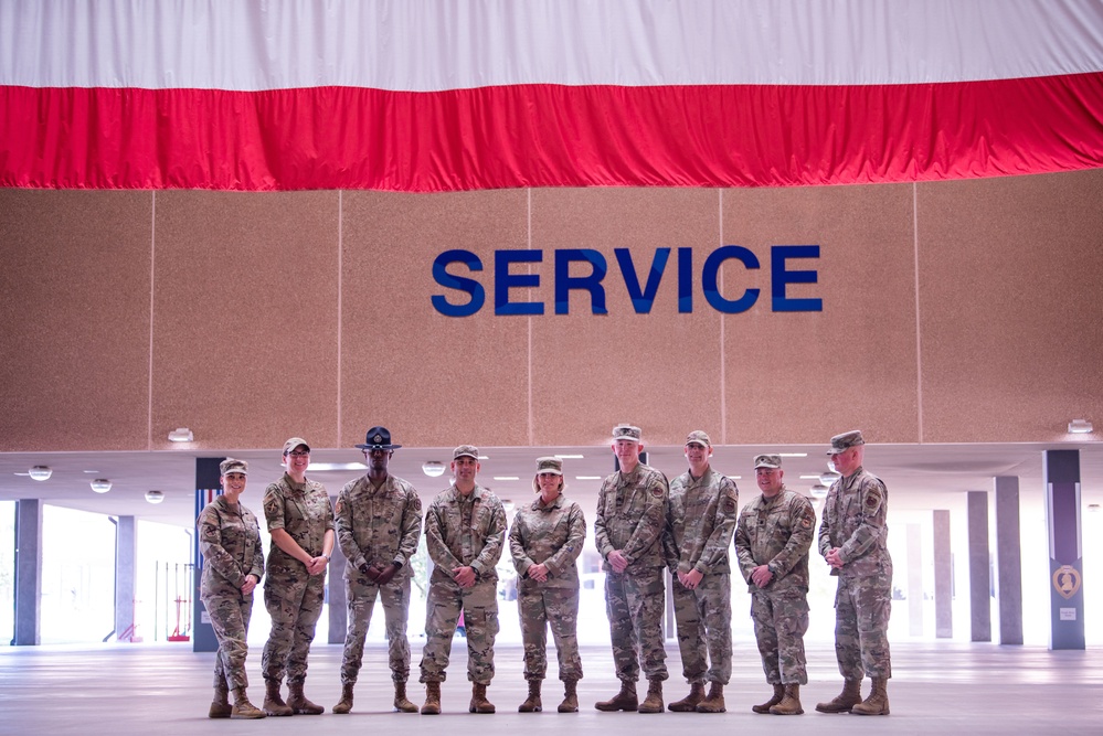 2 AF Vice Commander and Command Chief Visit 37 Training Wing