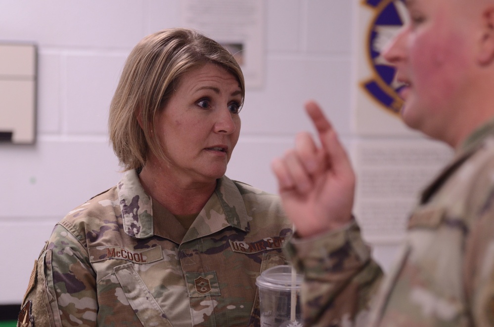 2 AF Vice Commander and Command Chief Visit 37th Training Wing