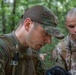 Maj. James Fink checks his map