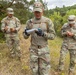 Maj. James Fink orients his map