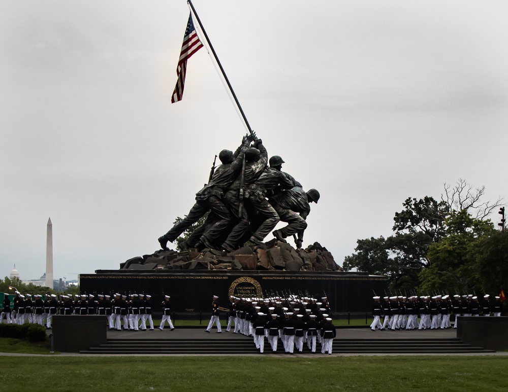 Marine Barracks Washington another fantastic sunset parade.