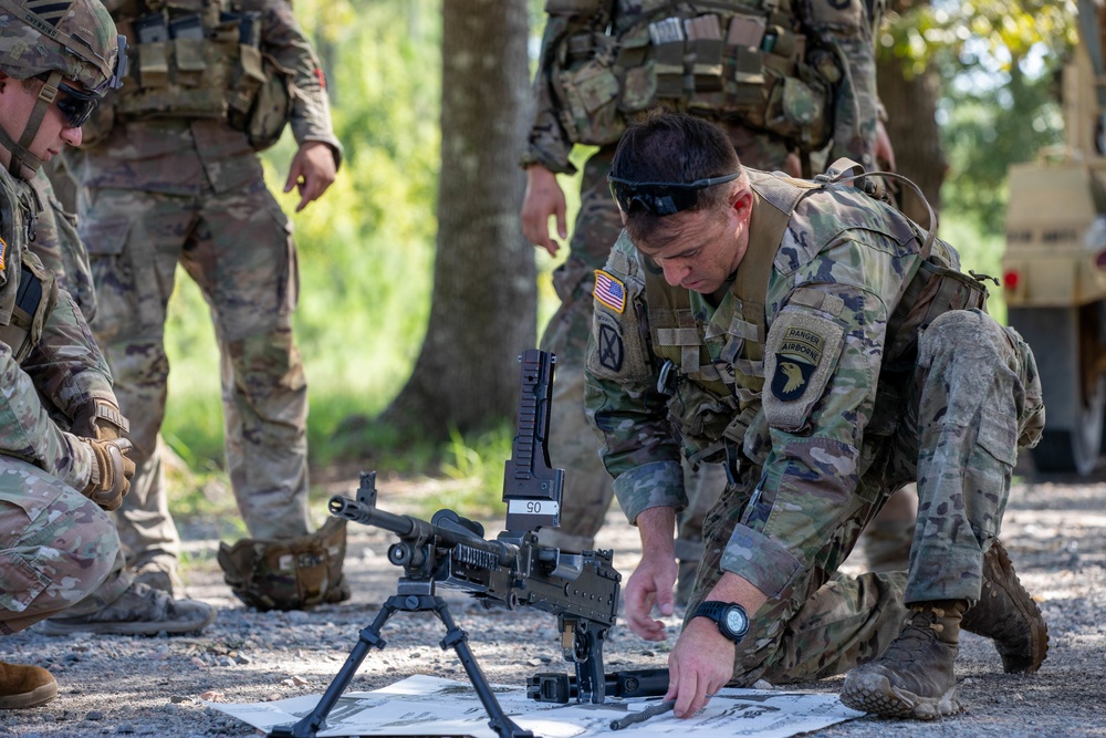 XVIII Airborne Corps Machine Gun event
