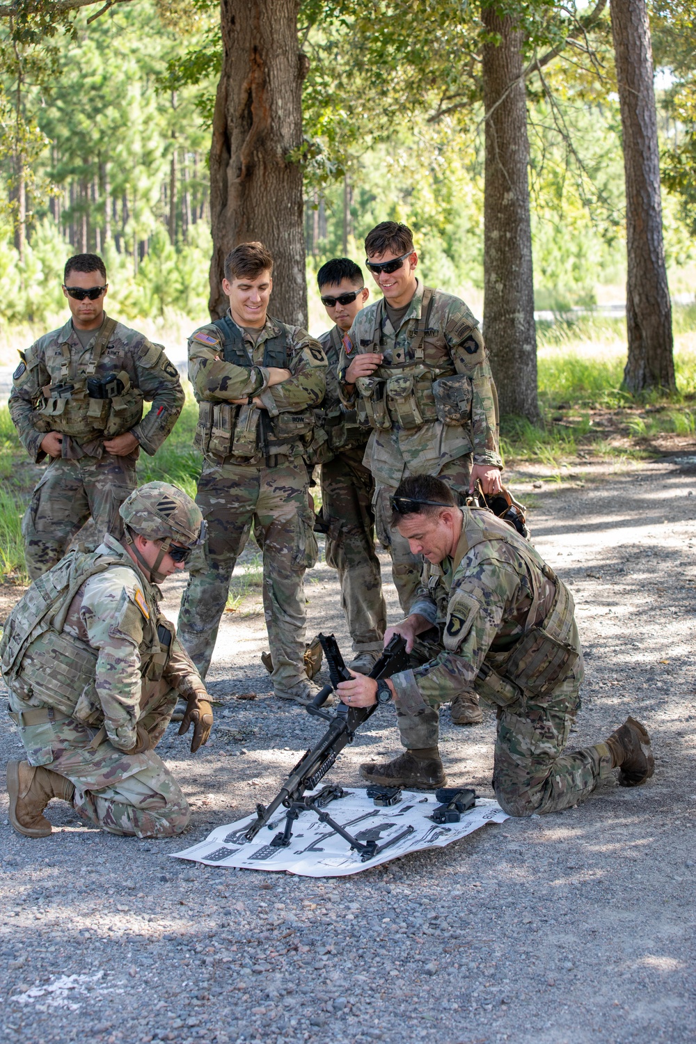 XVIII Airborne Corps Machine Gun event