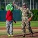 Malmstrom command chief throws Voyagers game first pitch