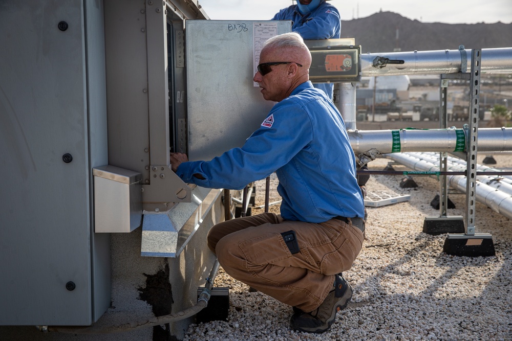 HVAC section maintains air-cooling systems on MCAGCC