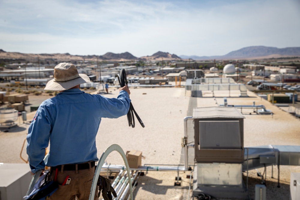 HVAC section maintains air-cooling systems on MCAGCC