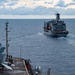 USS Ronald Reagan (CVN 76) conducts fueling-at-sea with USNS Tippecanoe (T-AO 199)