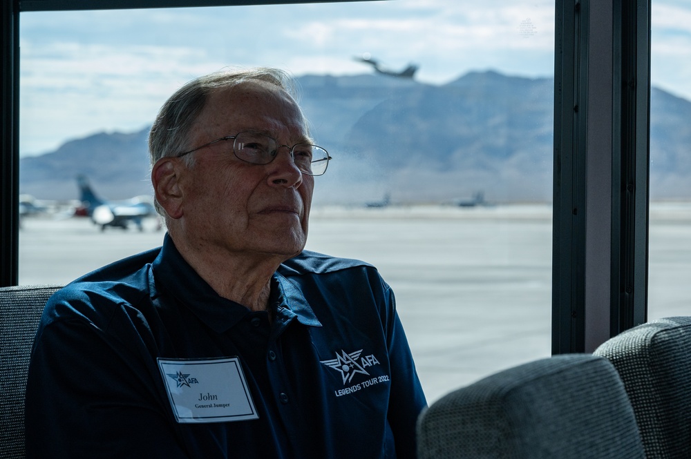 AFA Legends visits Nellis AFB