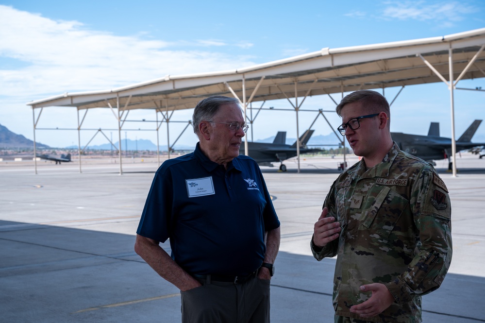 AFA Legends visits Nellis AFB