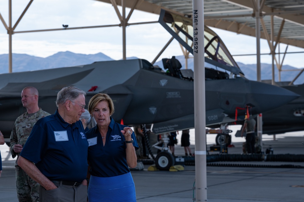 AFA Legends visits Nellis AFB