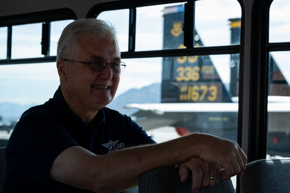 AFA Legends visits Nellis AFB