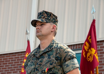 Lance Cpl. Ryan Liston awarded the Navy Marine Corps Medal