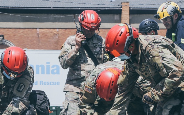 Combat Engineers Participate in Dense Urban Terrain exercise Philadelphia 2022