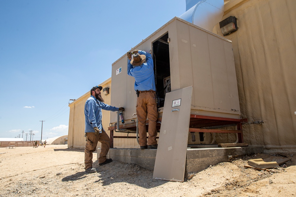 HVAC section maintains air-cooling systems on MCAGCC