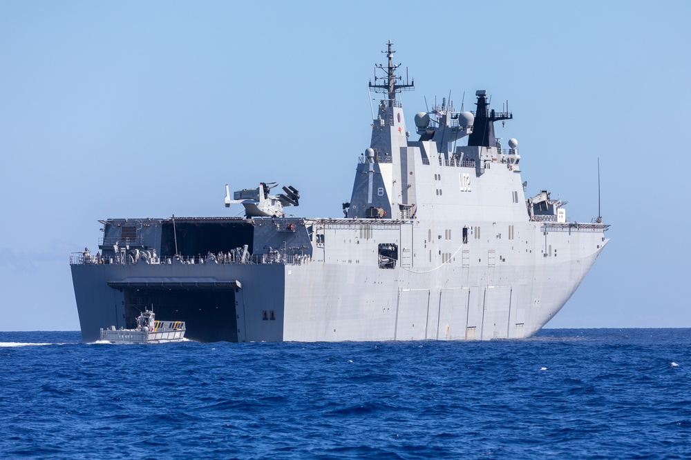 HMAS Canberra Landing Craft Rides