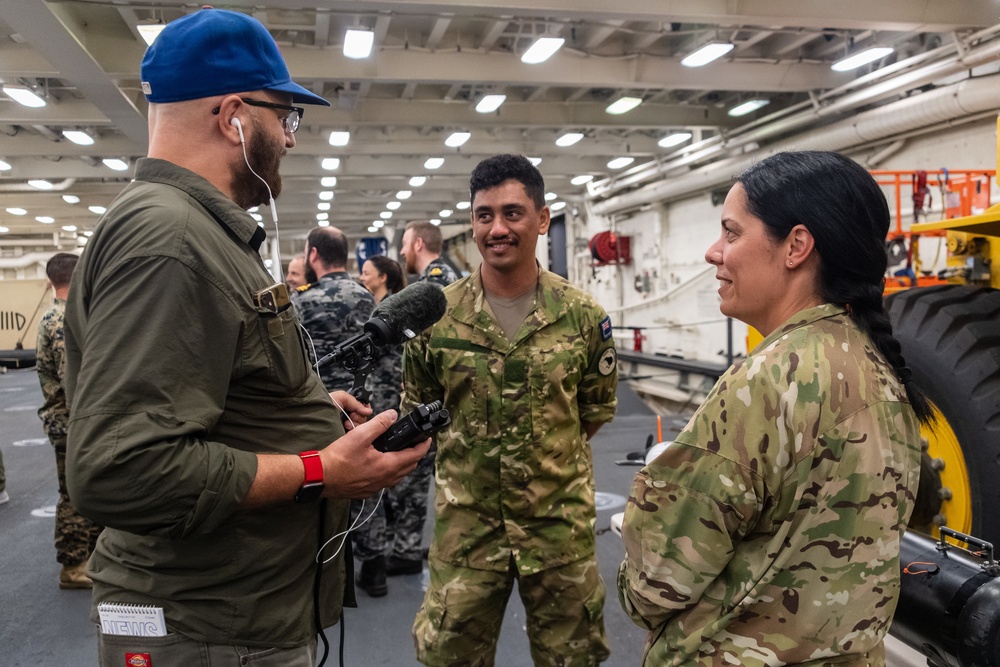RIMPAC 2022 Media Embark aboard USS Portland