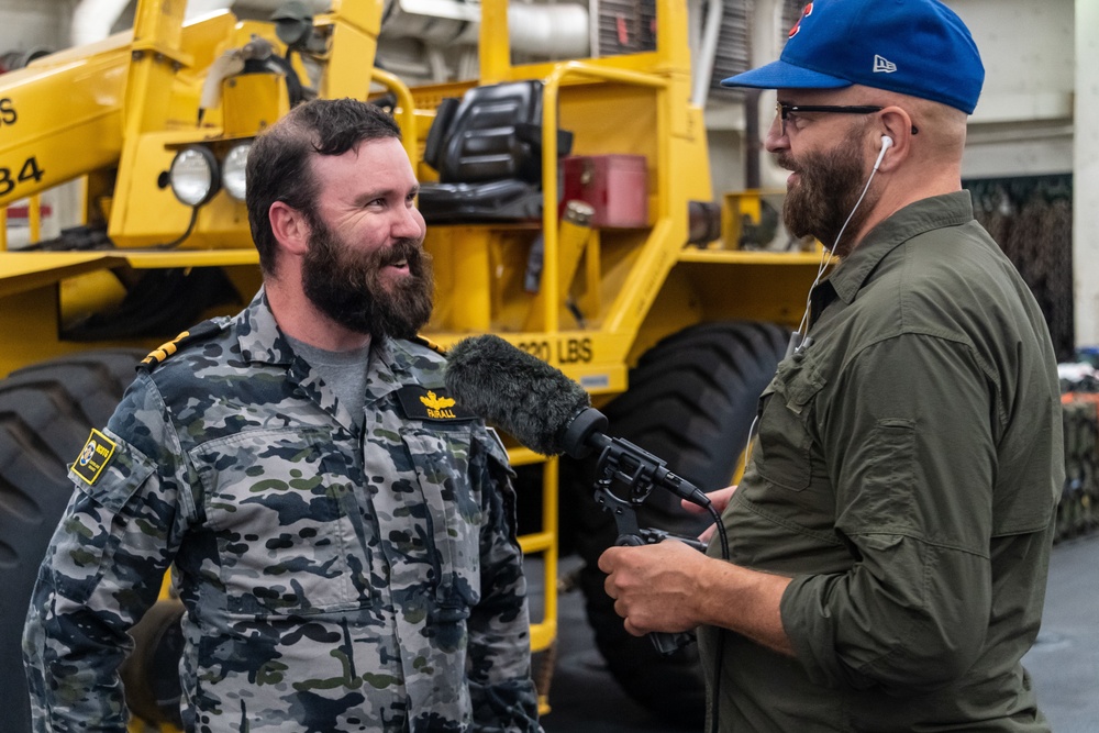 RIMPAC 2022 Media Embark aboard USS Portland
