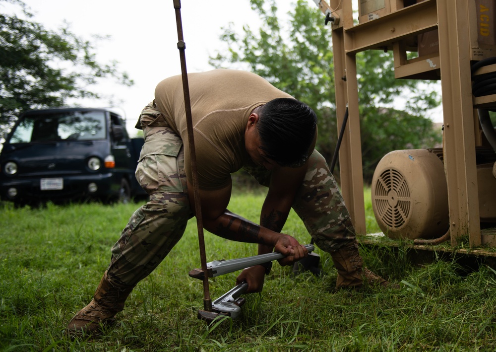 Red Devils host water purification training event