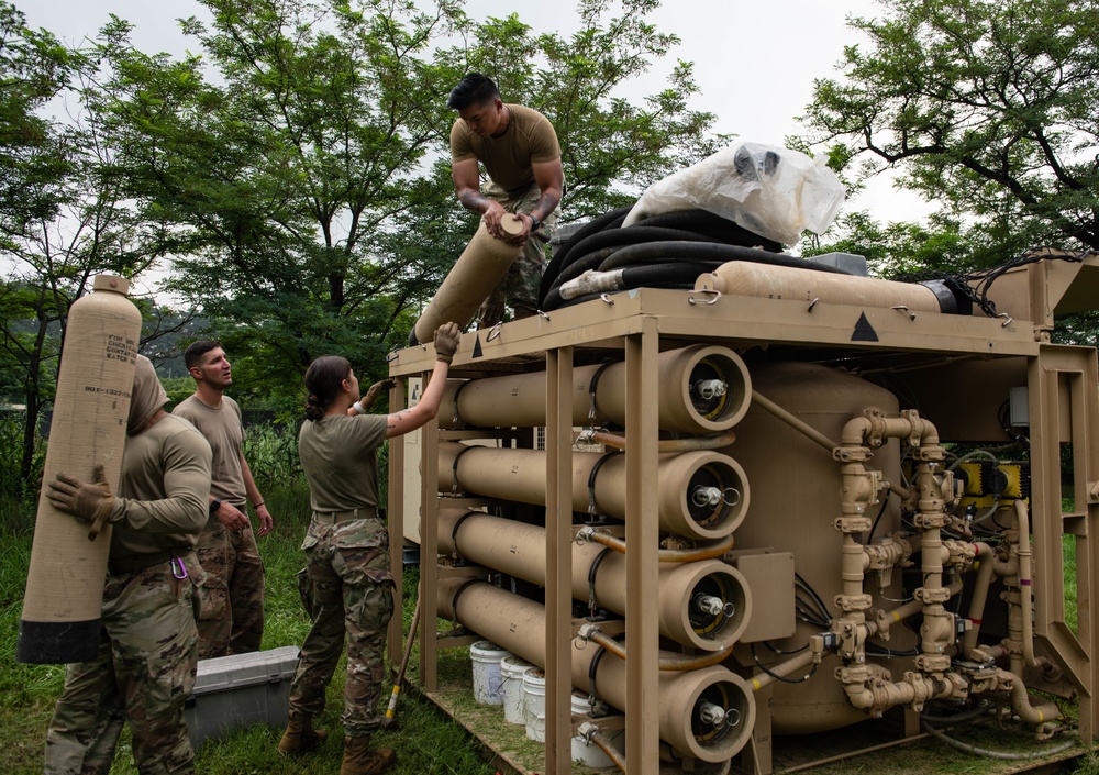 Red Devils host water purification training event