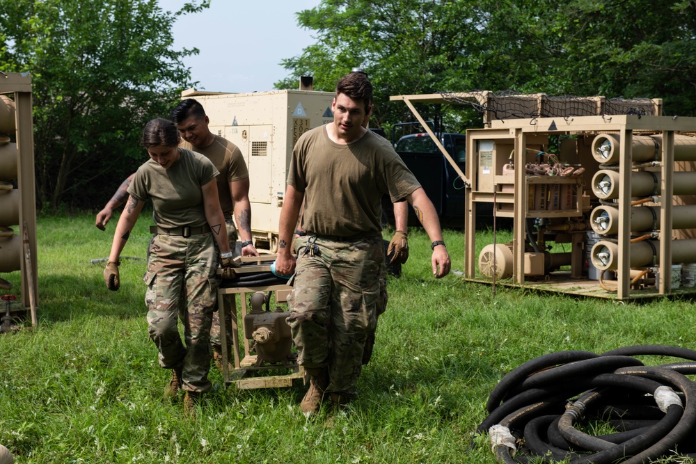 Red Devils host water purification training event