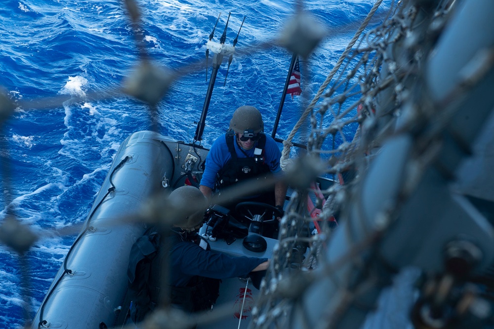 VBSS Drills Aboard USS Sampson