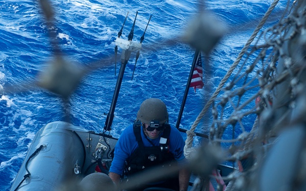 VBSS Drills Aboard USS Sampson