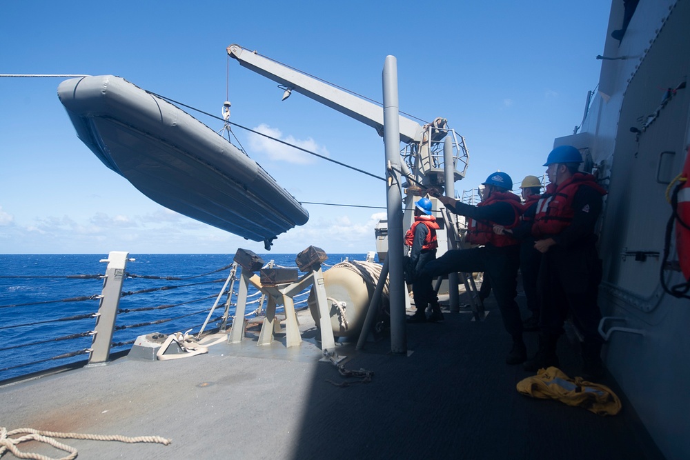 VBSS Drills Aboard USS Sampson